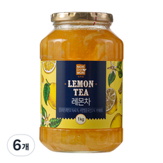 녹차원 레몬차, 1kg, 6개, 1개입