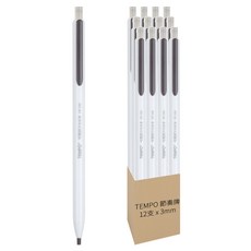 TEMPO 節奏牌 可擦拭彩色自動鉛筆 11 咖啡色, 1色, 12支