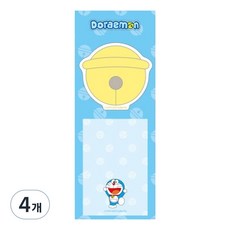 Flyingwhales 哆啦A夢便利貼, 鈴鐺, 4個, 40張