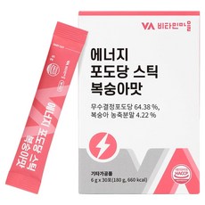 Vitamin Village 葡萄糖能量飲 水蜜桃口味, 6g, 30條, 1盒