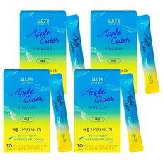 SSANGGYE 蘋果西打醋 檸檬, 50g, 4個