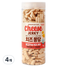 닥터케어누트 강아지 치즈 영양가득 대용량 퐁당 져키, 4개, 1kg, 혼합맛(닭고기/치즈)