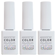 더젤 프리미엄 젤네일, 189호 나비다드실버, 10g, 3개