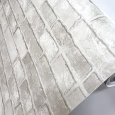仿舊磚塊壁貼 IOR-28, 淺灰色, 50 x 500 cm
