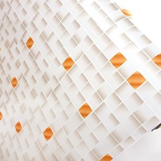 인테리어 시트지 IOR-43, 타일 쥬얼리오렌지