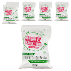 熊麻吉 多用途小蘇打去污清潔劑 1kg｜天然清潔、除臭、去污、居家清潔, 6入