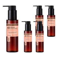 HAARAZ 4X摩洛哥堅果油捲髮護髮精華 甜美花香, 100ml, 5個