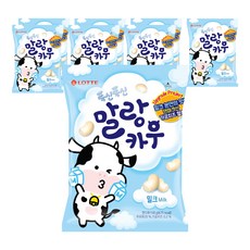 롯데웰푸드 폭신폭신 말랑카우 밀크캔디, 158g, 8개