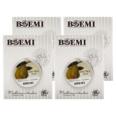 BOEMI 花城名伶柔嫩潤唇膏, 西洋梨, 15ml, 4個