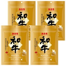新東陽 和牛肉乾, 澳洲黑毛純種和牛 M8等級, 120g, 4包