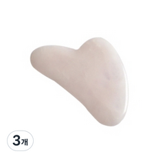 드방스 로즈쿼츠 마사지 하트 괄사, 분홍, 3개