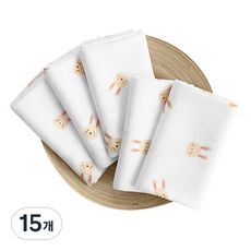 moms nature 竹纖維 竹製 嬰兒 新生兒 紗布尿布, 萊尼, 15個