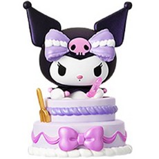 Tinyville Sanrio Kuromi 生日派對迷你藝術扭蛋扭蛋隨機發貨, 1個