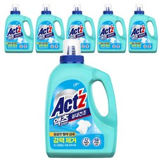 액츠 퍼펙트 실내건조 드럼용 프레시 플로럴향 액상세제 본품, 3.2L, 6개