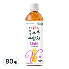 광동옥수수수염차 광동 V라인 라이트, 500ml, 80개