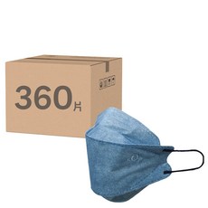 KOgi 宏瑋 兒童立體三層醫療口罩 KF94, 30入, 12盒, 煙灰藍