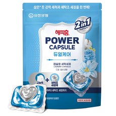 HAPPYHOME 雙效護理深層潔淨強力膠囊洗衣精, 1個, 30入