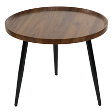 FAmILyLIFE 生活 木冶山居 Carmel圓形茶几 WO-003-WA 60公分, 胡桃木