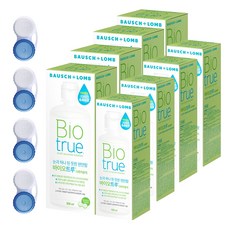 바이오트루 렌즈 세정액 300ml + 120ml + 렌즈 케이스 1p 세트, 4세트