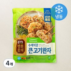 반듯한식 수제식감 큰 고기완자 (냉동), 480g, 4개