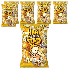 바프 허니버터 팝콘, 80g, 6개