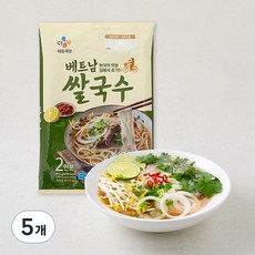 CJ제일제당 베트남식 쌀국수 2인, 375g, 5개