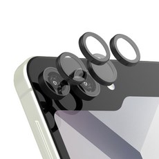 로랜텍 카메라 렌즈 풀커버 강화유리 2p, 1세트