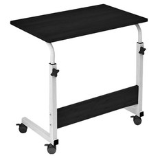 簡約升降可移動邊桌, 黑拉絲