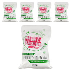 熊麻吉 多用途小蘇打去污清潔劑 1kg｜天然清潔、居家清潔、除臭去污, 5入