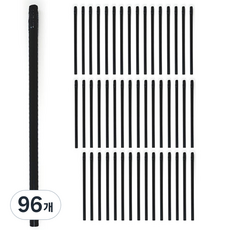 黑木鉛筆 HB, 黑色, 96個