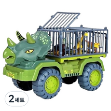 Xnc Joomon 兒童三角龍恐龍卡車 + 公仔套組, 三角龍, 2套