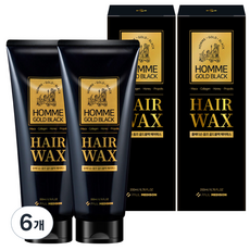 폴메디슨 옴므 골드블랙 헤어왁스, 6개, 200ml
