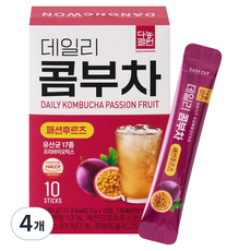 다농원 콤부차 패션후르츠, 5g, 10개입, 4개