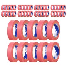 OON 마스킹 테이프 분홍색 15mm, 50개