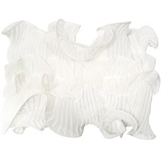 高運高爾夫蕾絲圍巾, 白色