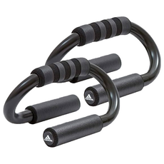 adidas 愛迪達 Training 伏地挺身架 19.5 x 15 x 11.5cm 750g 2個, ADAC-12231, 黑色