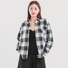 Elsso 女款格紋夾克式襯衫