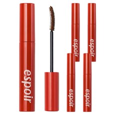 에스쁘아 워터프루프 XP 노머징 마스카라 9g, 딥브라운, 5개