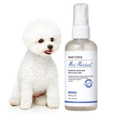 페토세라 강아지 고보습 엉킴방지 저자극 미스트 모이스처 플러스 베이비파우더향, 100ml, 1개