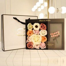 E-PLEEN 香皂花 零用錢盒 高級版 + 提袋, 鮭魚粉色