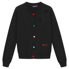 BEVERLY HILLS POLO CLUB 比佛利保羅 女款可愛鈕扣針織開襟衫