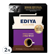 BEANIST EDIYA 特別版原豆咖啡棒, 1g, 170入, 2個