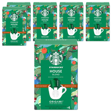 STARBUCKS 星巴克 濾掛咖啡 家常咖啡, 9g, 4包, 6盒