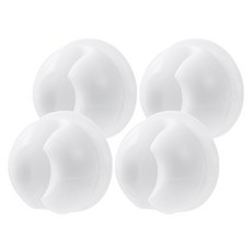 TAMSAA 免打孔吸盤式牙刷架, White, 4個