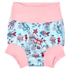 Splash About Happy Nappy 全新3D游泳尿布褲, 防漏, Neoprene 潛水專用皮料, UPF50+防曬, L, 1件