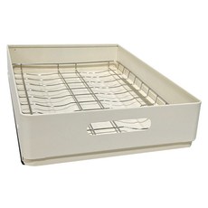 碗碟瀝水架, 奶白色, 1個