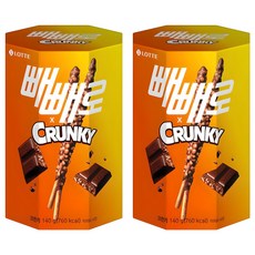 PEPERO 脆心巧克力棒, 140g, 2盒