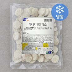 하늘푸드 미니 치킨 돈까스 (냉동), 1kg, 2개