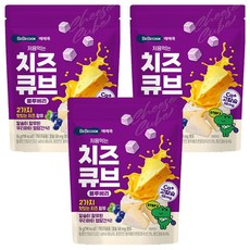 BEBECOOK 第一次吃起司塊, 16g, 3包, 藍莓口味