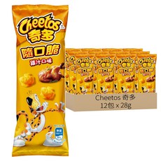 Cheetos 奇多 隨口脆 雞汁口味玉米脆, 28g, 12包